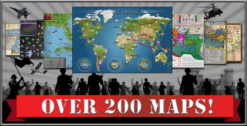 Over 200 Maps!